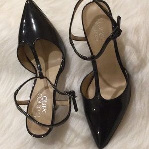 Franco Sarto t-strap heels 6